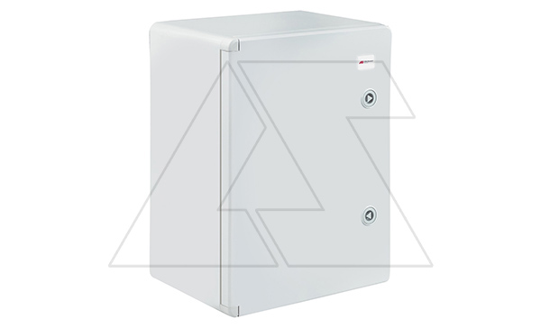 Щит навесной 400X300X220мм (ВхШхГ) с монт. панелью 345X235мм (ВхШ), с комплектом крепления на стену, дверь глухая, IP65, ABS пластик