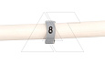 Маркер кольцевой RMS-04 59848-8, D кабеля 8-16mm, 16-70mm2, символ "8", PVC, серый (упак. 100шт.) от интернет-магазина amperkin.by