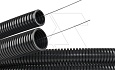 Труба ПА 6 гофр. DN23мм, ПВ-2, Dвн 22,6 мм, Dнар 28,5 мм, цвет чёрный, с протяжкой от интернет-магазина amperkin.by