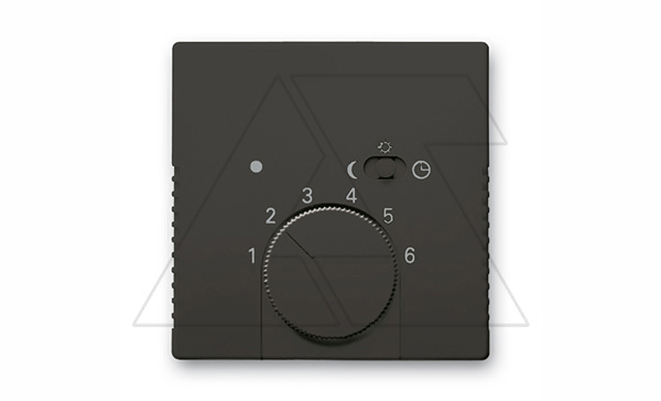 Basic 55 - Лицевая панель для термостата 1094U,1097U (шато-черный)