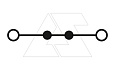 Клемма проходная CP4BU /6x54,8mm, push-in, 2 присоед., 4(max 6)mm2, 32A, 1000V, синяя от интернет-магазина amperkin.by Клемма проходная CP4BU /6x54,8mm, push-in, 2 присоед., 4(max 6)mm2, 32A, 1000V, синяя от интернет-магазина amperkin.by