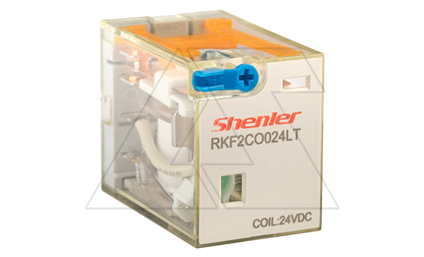 Реле RKF2CO024LT, 2CO, 12A(250VAC/30VDC), 24VDC, мех. индикация, тест-кнопка с блокировкой, LED Реле RKF2CO024LT, 2CO, 12A(250VAC/30VDC), 24VDC, мех. индикация, тест-кнопка с блокировкой, LED