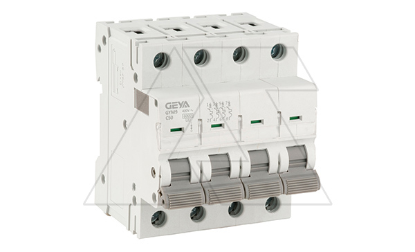 Авт. выключатель GYM9-4P-50C, 4P, 50A, хар-ка C, 6kA, 4M