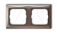 Basic 55 - Рамка на 2 поста (серый) от интернет-магазина amperkin.by