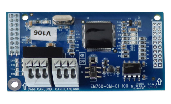 Коммуникационная плата EM760-CM-C1, интерфейс CANopen, для EM760