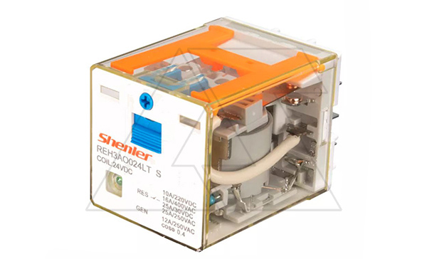 Реле REH3AO024LTS, 3NO, 16A(400VAC)/ 10A(220VDC), 24VDC, мех. индикация, тест-кнопка с блокировкой, LED, магнит Реле REH3AO024LTS, 3NO, 16A(400VAC)/ 10A(220VDC), 24VDC, мех. индикация, тест-кнопка с блокировкой, LED, магнит
