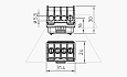Клемная колодка KL-T 06-16 для коробок Т100-350, 4х6...16мм², 400V, серый, полиамид от интернет-магазина amperkin.by Клемная колодка KL-T 06-16 для коробок Т100-350, 4х6...16мм², 400V, серый, полиамид от интернет-магазина amperkin.by