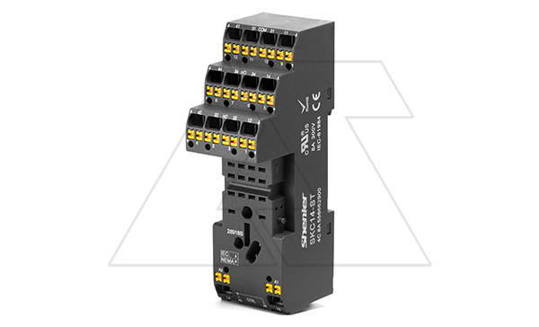 Цоколь SKC14-ST, 8A(300V), push-in, черный, на рейку DIN35/панель, для RKE, RKF, R4N, MY4, 55.34, KMY4, PT4, RCM5 Цоколь SKC14-ST, 8A(300V), push-in, черный, на рейку DIN35/панель, для RKE, RKF, R4N, MY4, 55.34, KMY4, PT4, RCM5