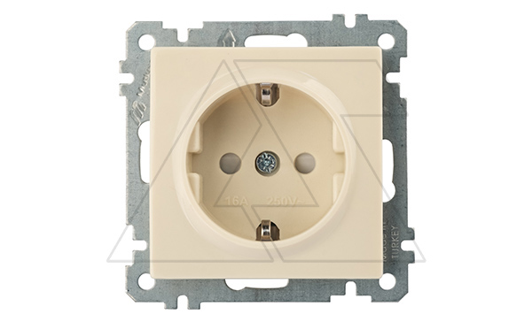 21 - Розетка 2P+E, защ. шторки, сл.кость 21 - Розетка 2P+E, защ. шторки, сл.кость