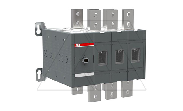 Выкл. нагрузки реверсивный OT1600E03C, 1600A 3P схема I-0-II видимый разрыв без рукоятки