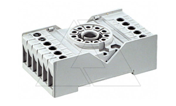 Цоколь PZ11-01, 10A(250VAC), серый, на рейку DIN35/на панель (2xM3), для R15-3CO Цоколь PZ11-01, 10A(250VAC), серый, на рейку DIN35/на панель (2xM3), для R15-3CO