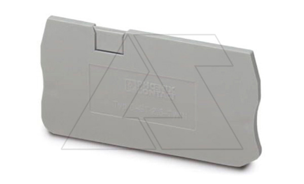 Крышка концевая D-ST 4-TWIN /2,2mm, для пружинных клемм ST 4-TWIN, серая Крышка концевая D-ST 4-TWIN /2,2mm, для пружинных клемм ST 4-TWIN, серая