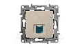 Etika - Розетка 1хRJ-45 UTP CAT5E 8конт.(сл.кость) от интернет-магазина amperkin.by