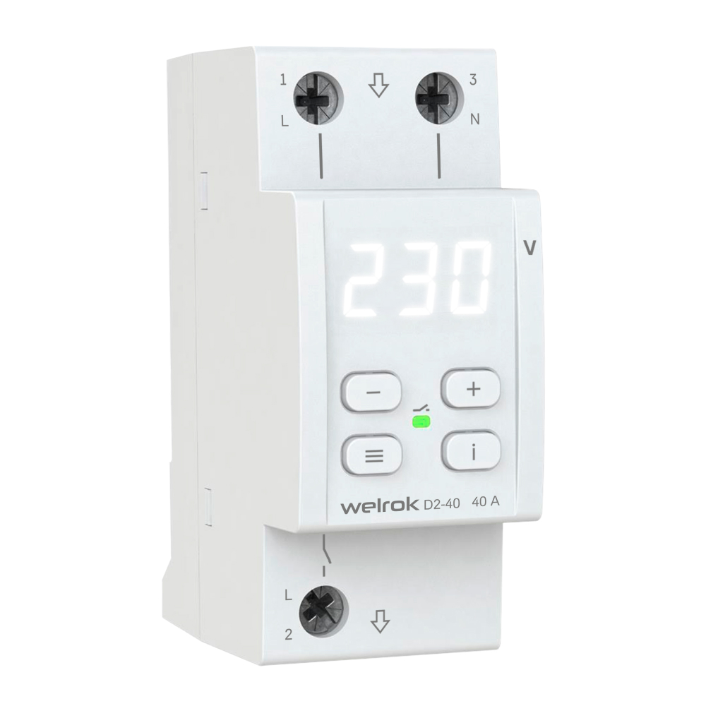 Реле напряжения Welrok D2-40 от интернет-магазина amperkin.by