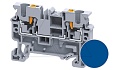 Клемма проходная CP4BU /6x54,8mm, push-in, 2 присоед., 4(max 6)mm2, 32A, 1000V, синяя от интернет-магазина amperkin.by Клемма проходная CP4BU /6x54,8mm, push-in, 2 присоед., 4(max 6)mm2, 32A, 1000V, синяя от интернет-магазина amperkin.by