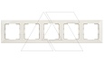 Candela - Рамка 5 постов, к механизмам серии 21, горизонтальный монтаж, белый от интернет-магазина amperkin.by
