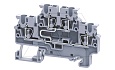 Клемма двухъярусная CXDL2.5(I.S) /5x72,7mm, пружинная, со связью потенциала, 4 присоед., 2,5(max 4)mm2, 24A, 1000V, серая от интернет-магазина amperkin.by Клемма двухъярусная CXDL2.5(I.S) /5x72,7mm, пружинная, со связью потенциала, 4 присоед., 2,5(max 4)mm2, 24A, 1000V, серая от интернет-магазина amperkin.by