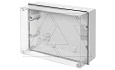 Коробка распред. CARBO-BOX, 303x214x123mm, с DIN-рейкой, прозрачная крышка, ABS/PC, GW 650°C, IP55 от интернет-магазина amperkin.by