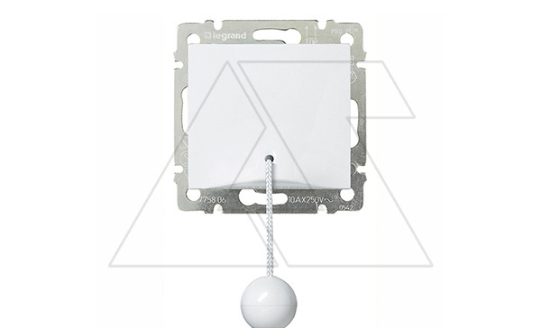 Valena - Кнопка со шнурком, белая