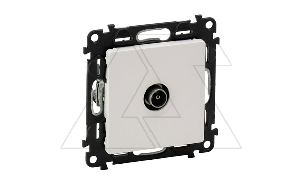 Valena Life - Розетка TV оконечная 10dB, 0-862MHz, белая (инд. упаковка)