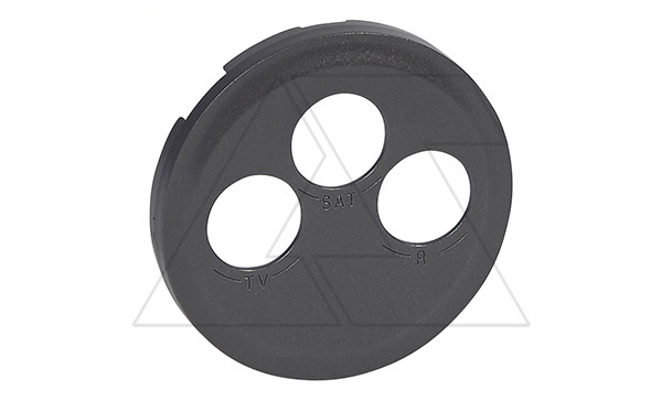 Celiane - Лицевая панель для розеток TV/FM/SAT графит