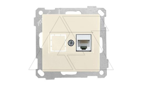 21 - Розетка 1хRJ-45 кат. 5e UTP, сл.кость 21 - Розетка 1хRJ-45 кат. 5e UTP, сл.кость