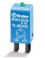 Модуль индикации и защиты 99.80.9.024.99, зеленый светодиод + диод (+А1, стандартная полярность), 6…24VDC Модуль индикации и защиты 99.80.9.024.99, зеленый светодиод + диод (+А1, стандартная полярность), 6…24VDC