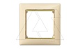 Valena - Рамка 1 пост, слоновая кость/золото от интернет-магазина amperkin.by