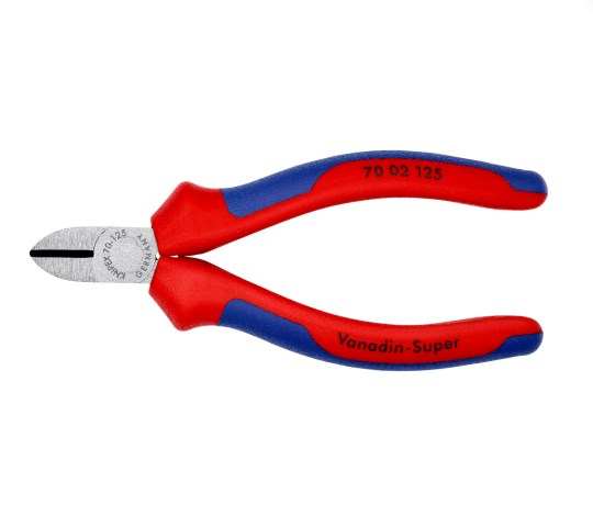 Бокорезы, L-125 мм, твёрдость кромок 62 HRC, чёрные, 2-комп. рукоятки (KNIPEX)