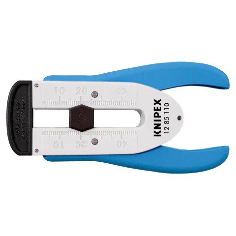 Инструмент для зачистки волоконно-оптического кабеля, режущее отверстие: D 0.125 мм, зачистка: 0.35 мм, L-110 мм, SB (KNIPEX)