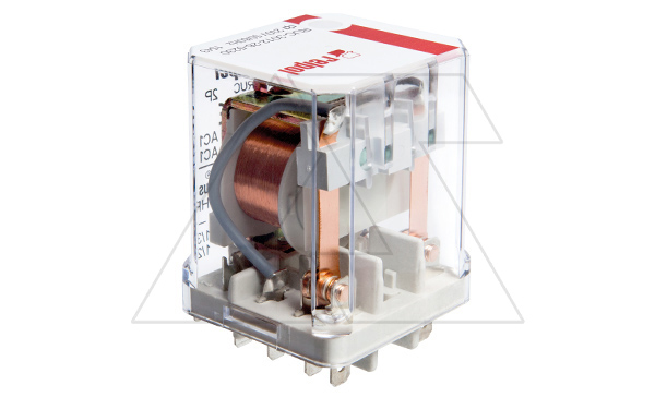 Реле RUC-2012-26-5220-K, 2CO, 16A(250VAC/24VDC), 220VAC, тест-кнопка без блокировки Реле RUC-2012-26-5220-K, 2CO, 16A(250VAC/24VDC), 220VAC, тест-кнопка без блокировки