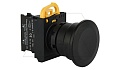 Кнопка грибовидная 40mm PB3E, черная, без фиксации, без подсветки, 1NO, 6A 230VAC/24VDC, 22mm, IP65 от интернет-магазина amperkin.by