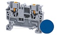 Клемма проходная CP2.5BU /5x49,7mm, push-in, 2 присоед., 2,5(max 4)mm2, 24A, 1000V, синяя от интернет-магазина amperkin.by Клемма проходная CP2.5BU /5x49,7mm, push-in, 2 присоед., 2,5(max 4)mm2, 24A, 1000V, синяя от интернет-магазина amperkin.by