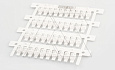 Маркировка проводника MG-TDM-01 40191, продевание, D кабеля 1,6-3,25mm, 0,5-1,5mm2, поле 4x16mm, PC, HF, белая (набор 40 элементов) от интернет-магазина amperkin.by