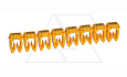 Маркер CAB3 d=0.5-1.5mm - "E" (упак.300 шт) от интернет-магазина amperkin.by Маркер CAB3 d=0.5-1.5mm - "E" (упак.300 шт) от интернет-магазина amperkin.by