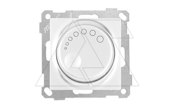 21 - Светорегулятор (RL) с подсветкой, поворотный, 1000 Вт, белый 21 - Светорегулятор (RL) с подсветкой, поворотный, 1000 Вт, белый