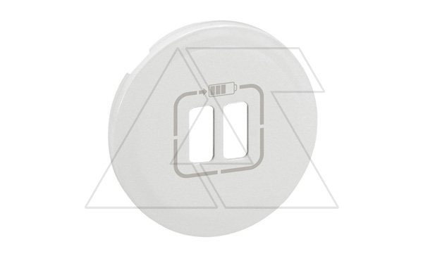 Celiane - Лицевая панель розетки 2хUSB, белый