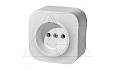 Quteo - Розетка  2P,накладной монтаж, винт. зажимы, белая от интернет-магазина amperkin.by