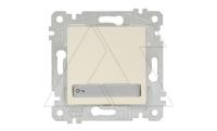 Rita - Выключатель с подсветкой, с маркировкой, пруж. зажимы, сл.кость
