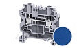 Клемма проходная CY4BU /6x50mm, винтовая, 2 присоед., 4(max 6)mm2, 32A, 1000V, синяя от интернет-магазина amperkin.by Клемма проходная CY4BU /6x50mm, винтовая, 2 присоед., 4(max 6)mm2, 32A, 1000V, синяя от интернет-магазина amperkin.by