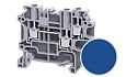Клемма проходная CY4/3BU /6x58,8mm, винтовая, 3 присоед., 4(max 6)mm2, 32A, 500V, синяя от интернет-магазина amperkin.by Клемма проходная CY4/3BU /6x58,8mm, винтовая, 3 присоед., 4(max 6)mm2, 32A, 500V, синяя от интернет-магазина amperkin.by