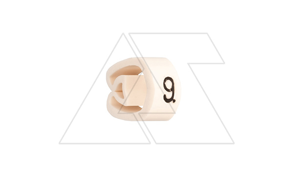 Маркер кольцевой RMS-01 59549-9, D кабеля 1,3-3mm, 0,35-1mm2, символ "9", PVC, белый (упак. 1000шт.) Маркер кольцевой RMS-01 59549-9, D кабеля 1,3-3mm, 0,35-1mm2, символ "9", PVC, белый (упак. 1000шт.)