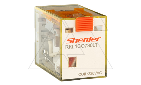 Реле RKL1CO730LT, 1CO, 16A(250VAC/30VDC), 230VAC, мех. индикация, тест-кнопка с блокировкой, LED Реле RKL1CO730LT, 1CO, 16A(250VAC/30VDC), 230VAC, мех. индикация, тест-кнопка с блокировкой, LED