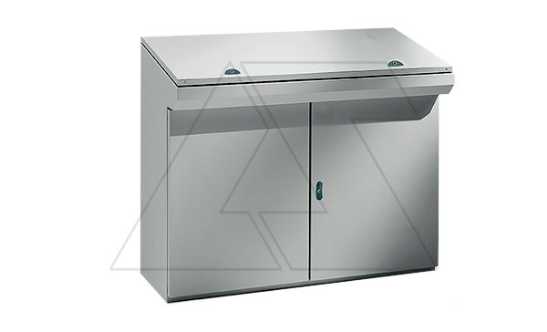 Пульт управления моноблочный 1000x1200x400мм (ВxШxГ) с монт. панелью,RAL7035, IP55