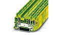 Клемма защитного проводника ST 4-TWIN-PE /6,2mm, пружинная, 3 присоед., 4(max 6)mm2, желто-зеленая от интернет-магазина amperkin.by Клемма защитного проводника ST 4-TWIN-PE /6,2mm, пружинная, 3 присоед., 4(max 6)mm2, желто-зеленая от интернет-магазина amperkin.by