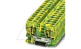Клемма защитного проводника ST 10-PE /10,2mm, пружинная, 2 присоед., 10(max 16)mm2, желто-зеленая от интернет-магазина amperkin.by Клемма защитного проводника ST 10-PE /10,2mm, пружинная, 2 присоед., 10(max 16)mm2, желто-зеленая от интернет-магазина amperkin.by