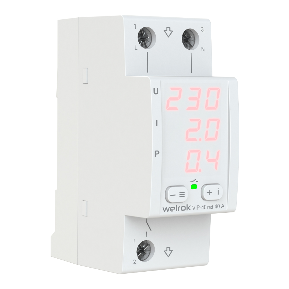 Многофункциональное реле Welrok VIP-40 red от интернет-магазина amperkin.by