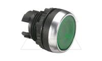 Osmoz - Конопка зеленая с подсв. с фиксации M22, IP66, потайная