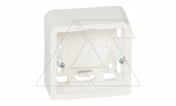 Mosaic - Накладная коробка 2M, глубина 40мм, белый
