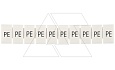 Маркировка клеммных модулей CA509/K5/H/PE для клемм 5mm, гориз. "PE" (упак. 100шт.) от интернет-магазина amperkin.by Маркировка клеммных модулей CA509/K5/H/PE для клемм 5mm, гориз. "PE" (упак. 100шт.) от интернет-магазина amperkin.by